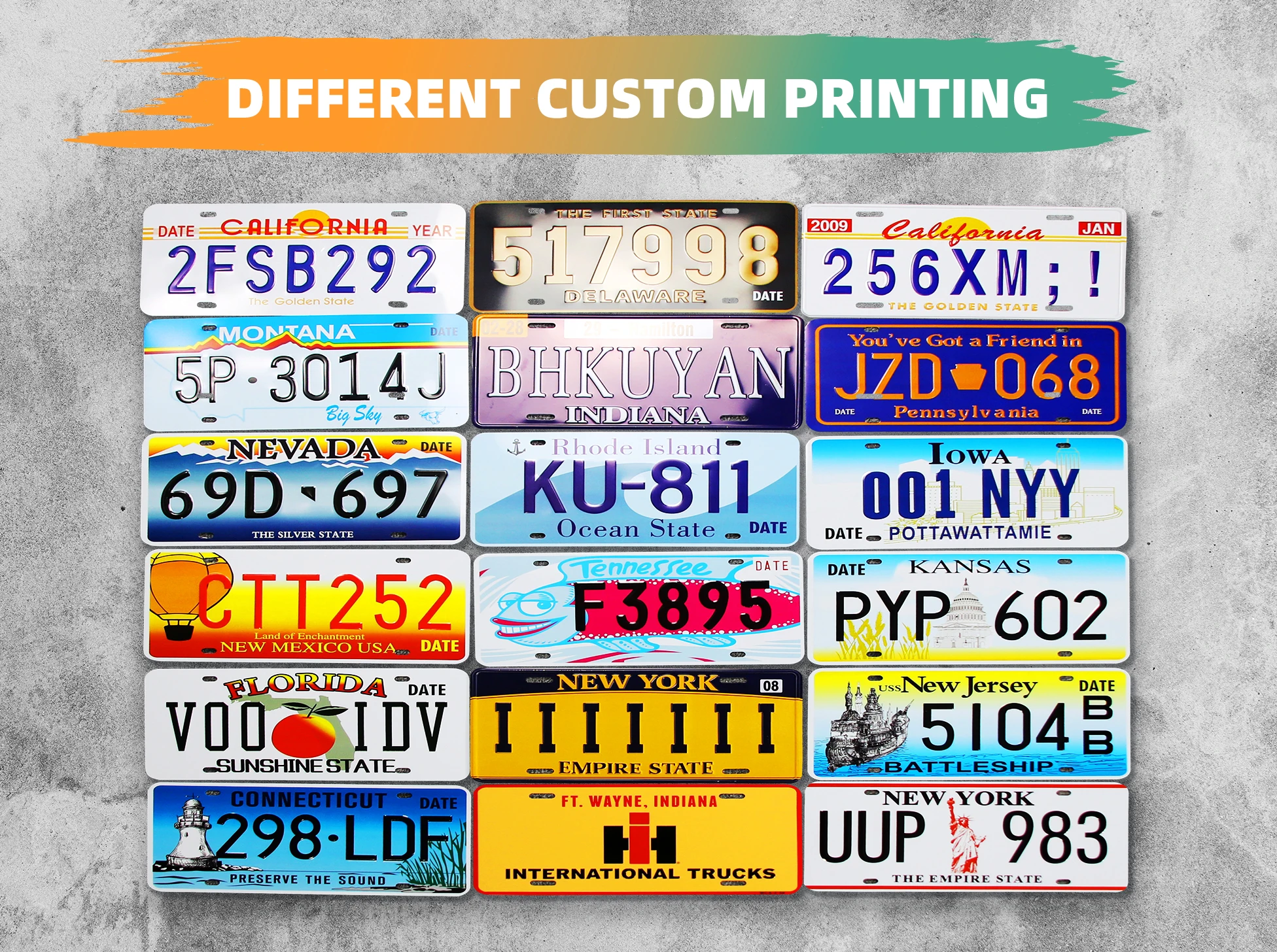 thumbnail image 2 of Aazon.co: 10x Subliation License Plate Blanks, Etal Aluinu Autootive Front License Plate 2 of 9