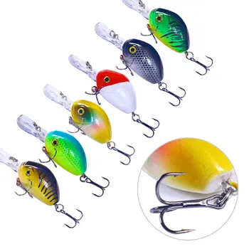 Cheery Micro Long Tongue Lure Bait 7.4g Floating Plastic Fish Bait Small Fat Lure for Sea Fishing Grouper Bass and Pike Target – Lure – view 5