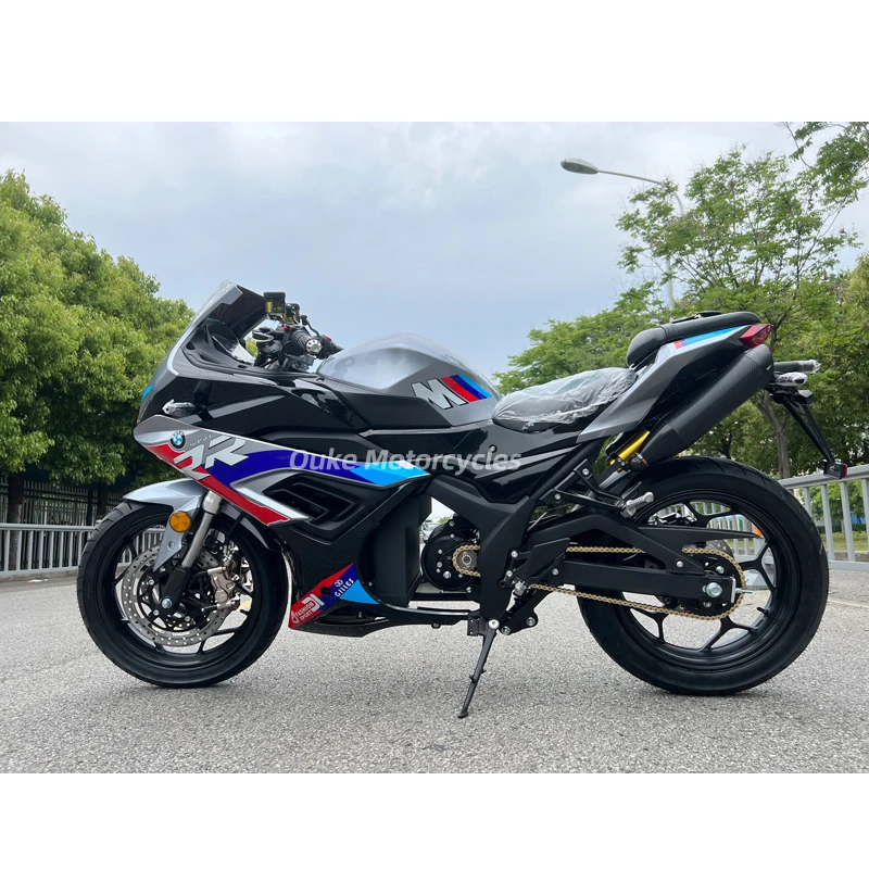 New Trend Cool Large Size Model 3000w Center Chain Motor Racing Electric Motorcycle with Removable Battery High Performance