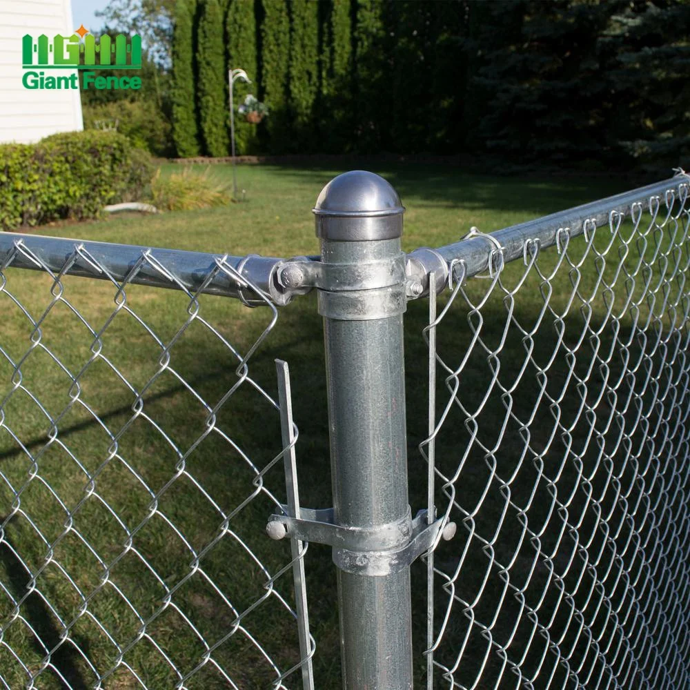 Residential Chain Link Fence Easy Installation Anti-Clamp Hot Dipped Galvanized Single Arm 3D Modelling for Single Swing Gate 3D