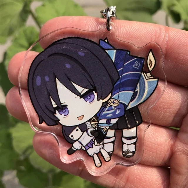 Genshin Impact Kunikuzushi Balladeer Keychain - Cute Anime Gift