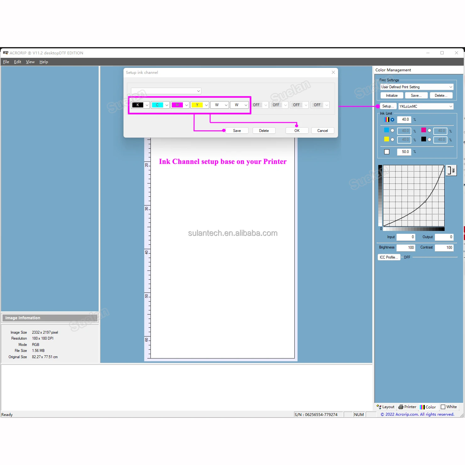 Usb Key Driver 11.3 DTF Dongle Rip Software for Epson L1800 L18050 L8050 Xp15000 ET 8550 Printers