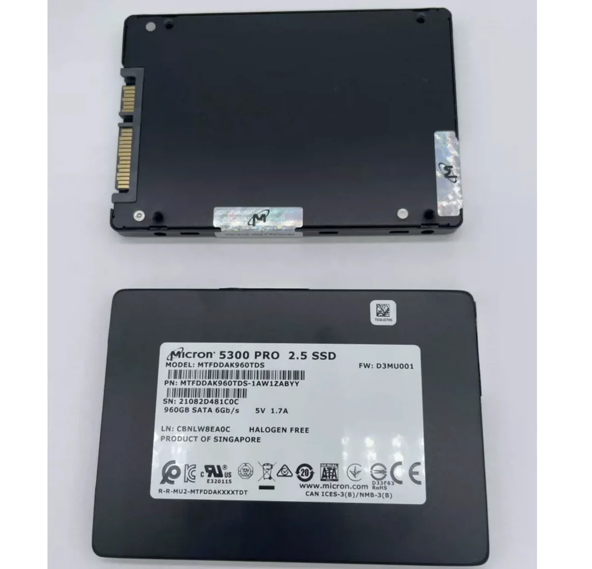 Brand Original for Micron 5300PRO SSD 480G 960G 1.92TB 3.84TB 7.68