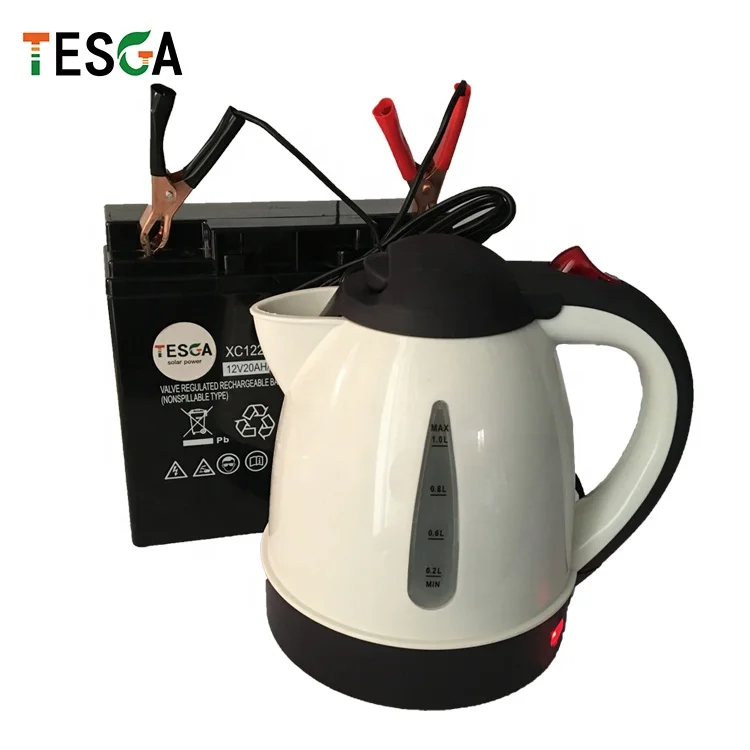 12v dc jug water kettle used for battery powered/solar/car/truck made in  China hot sales in African