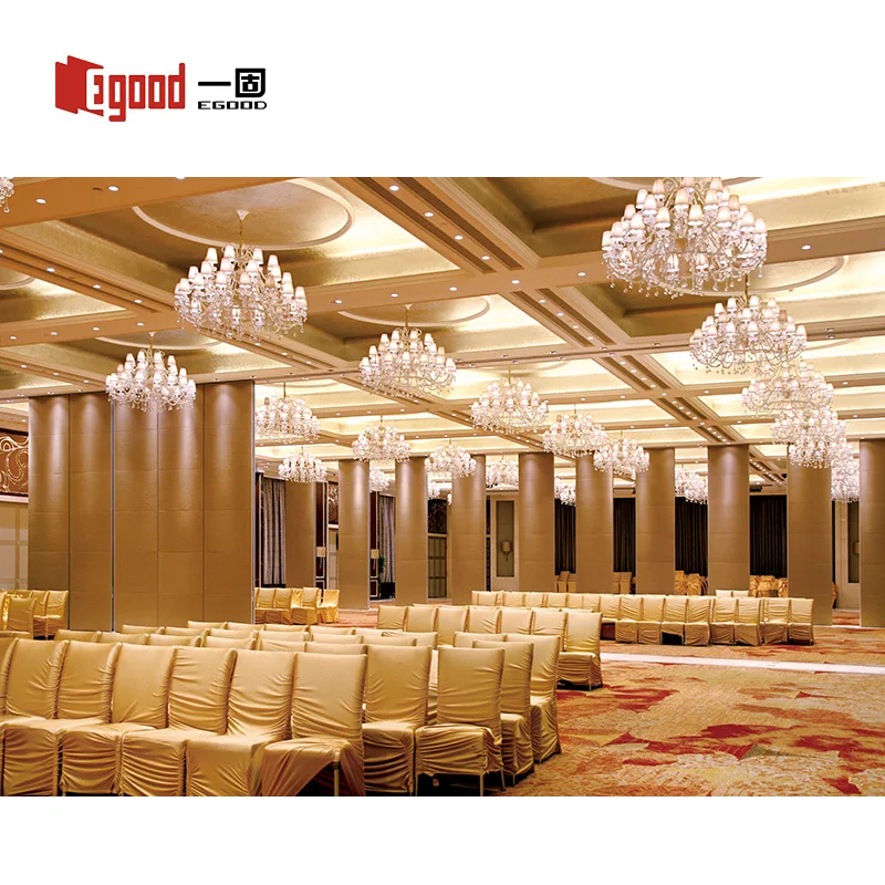 Modern Soundproof Mobile Partition Sliding Walls Ssliding Doors Movable Partition Folding Wall for Banquet Hall Hotel Restaurant