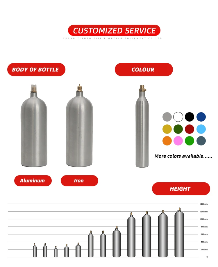 ISO7866 High Pressure Medical Portable Oxygen Cylinder Party Balloon ...
