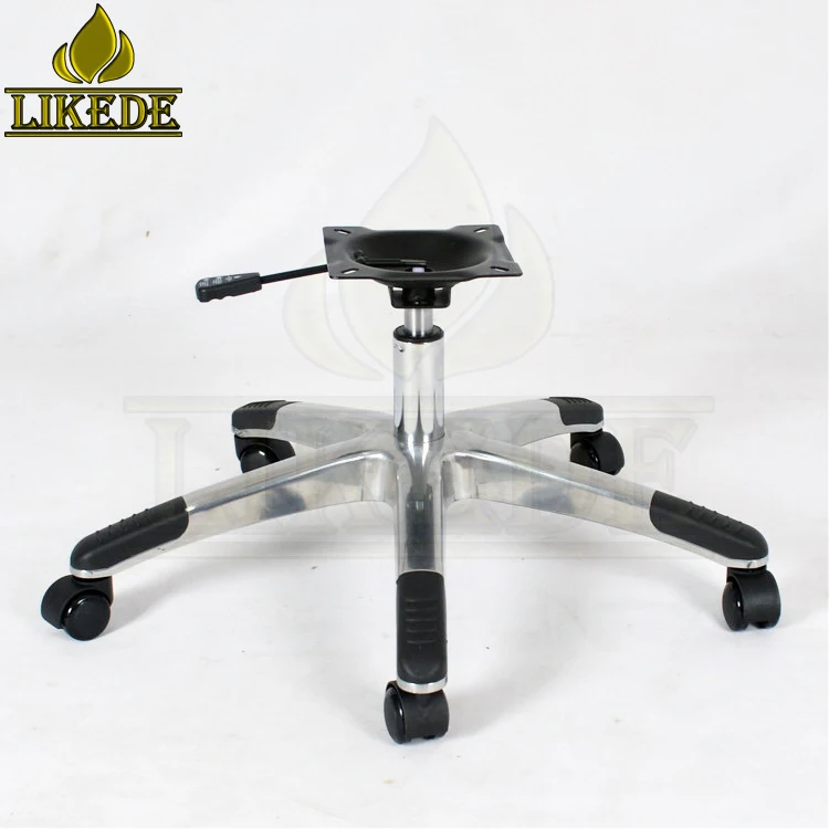 Aluminum Swivel Plate Chair Base Furniture Legs for Lounge Chair Turned Chair Parts With Swivel Function