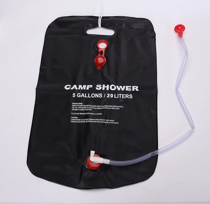 Outdoor 5 Gallons 20l Hiking Multi Function Portable Solar Plastic Pvc