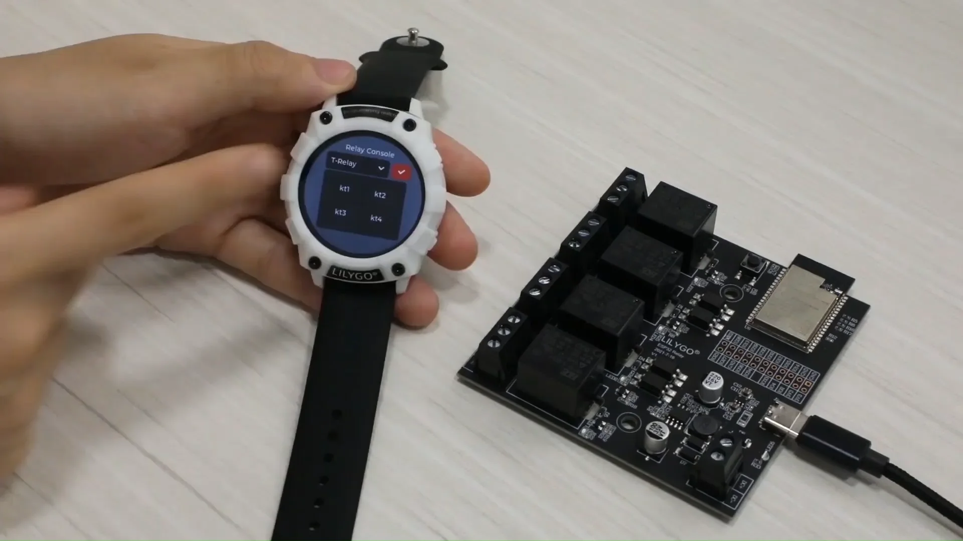 TTGO Programmable T-Watch-2020 - ESP32 - White - Opencircuit