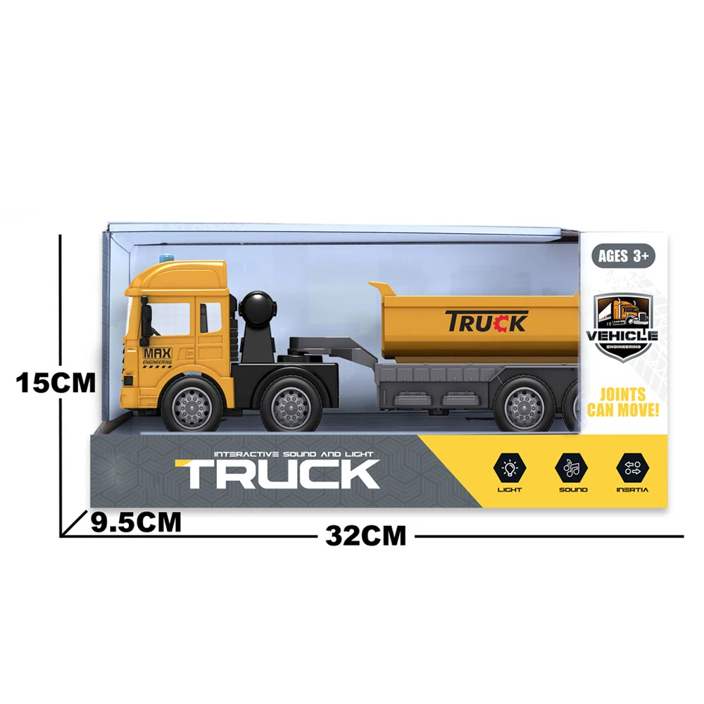 Wholesale Plastic Friction Dump Truck Toy With Light And Sound Buy