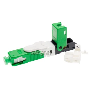 Mechanical Field Mount Optical Connector Fac Sc-apc For Ftth Flat Drop ...