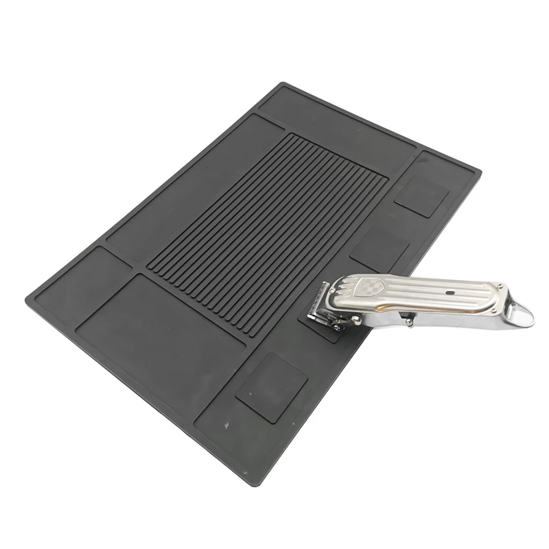 Customized Logo Professional Hair Magnetic Barber Mats Stead Hair Clippers and Trimmer Private Guy Magnet Mat