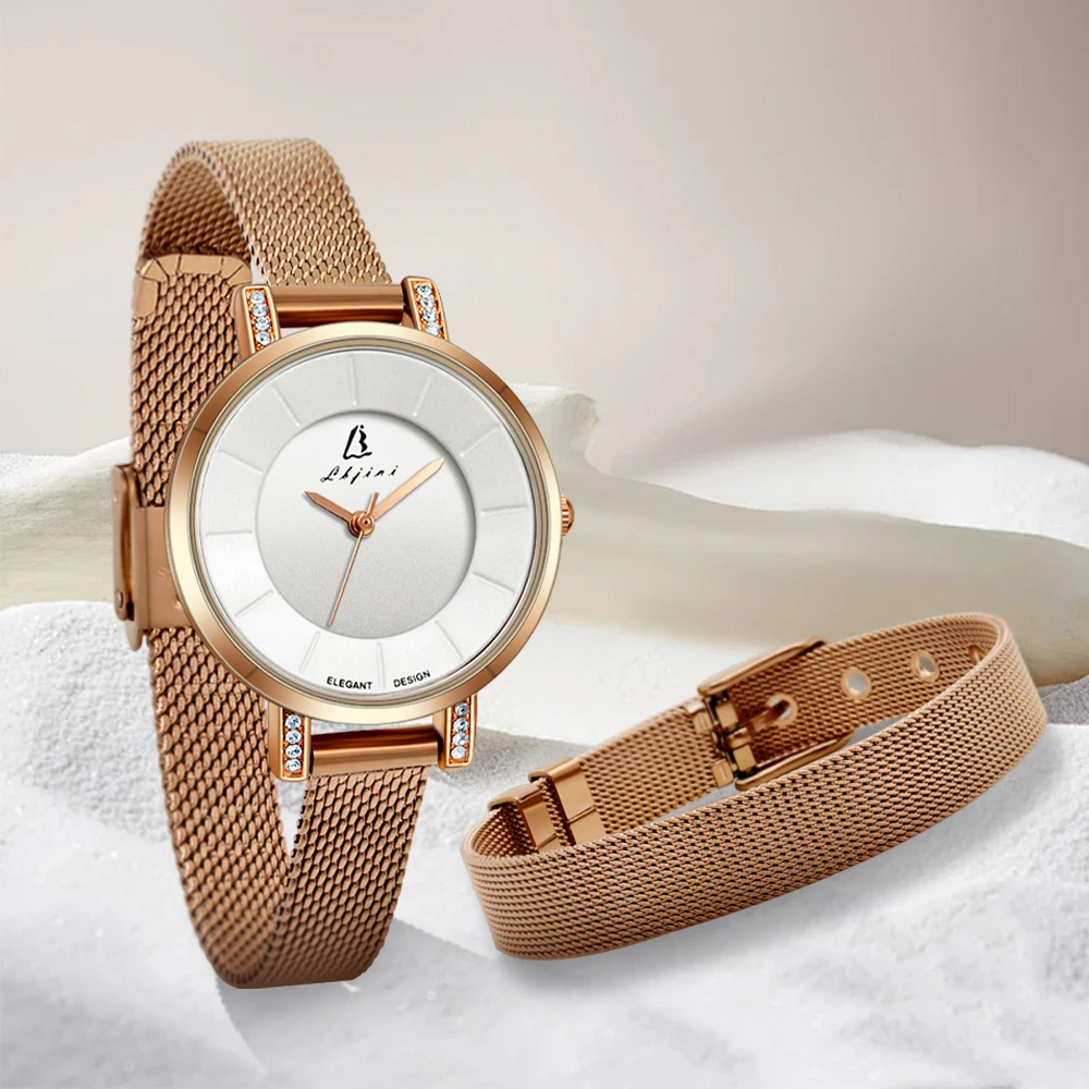 Custom Made OEM Watches with Logo in China Fashion Quartz Xxcom Watch for Women Wholesale Waterproof Lady Watch with Bracelet