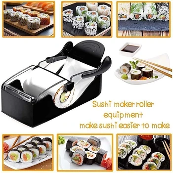 Sushi Maker Roller Mold Vegetable Meat Gadget Rolling Machine