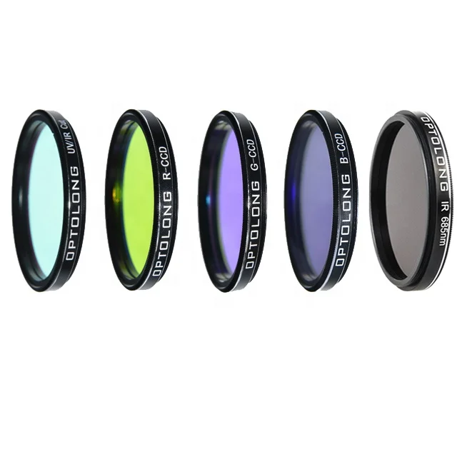 Night Vision Planetary Photography Filters Kit LRGB Ir Pass 685nm Filters Uv Ir Cut Kit for Astronomical Camera Lens