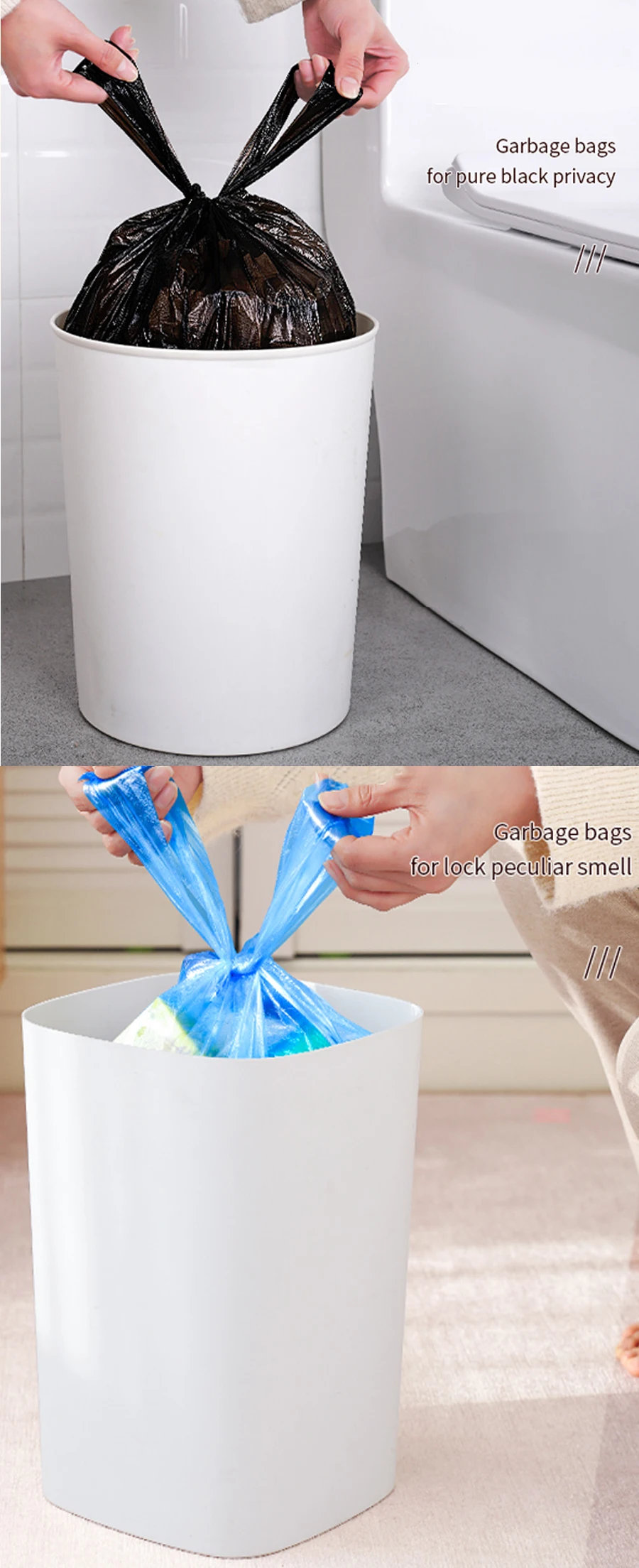 High Quality Disposable Plastic Custom Printed Plastic Trash Cheap