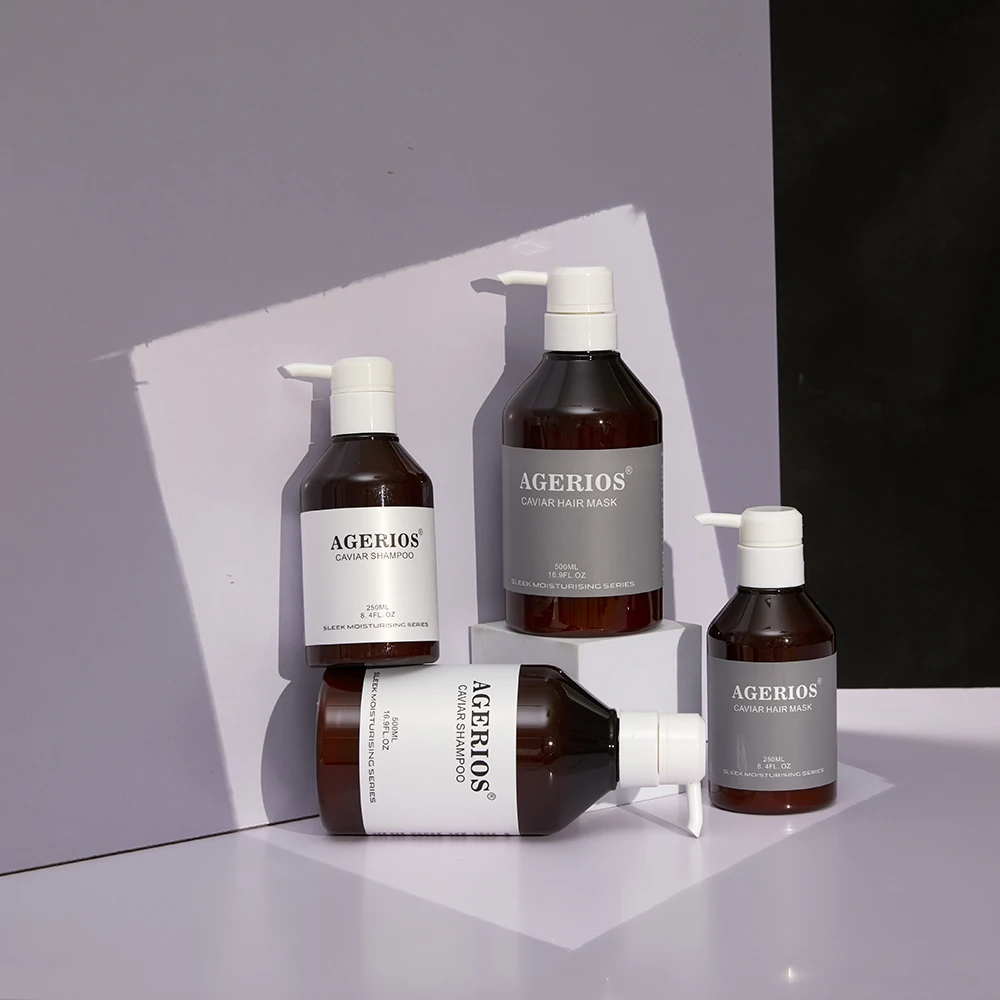 Агериос наращивание волос глубокая кондиционирующая маска веганская Икра для разглаживания увлажняющих аминокислот травяная