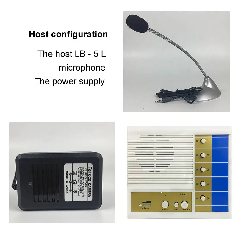 Meeyi Wired Intercom Pager Prison Club Office Factory  Health Room Voice Call Pager Wired Management System