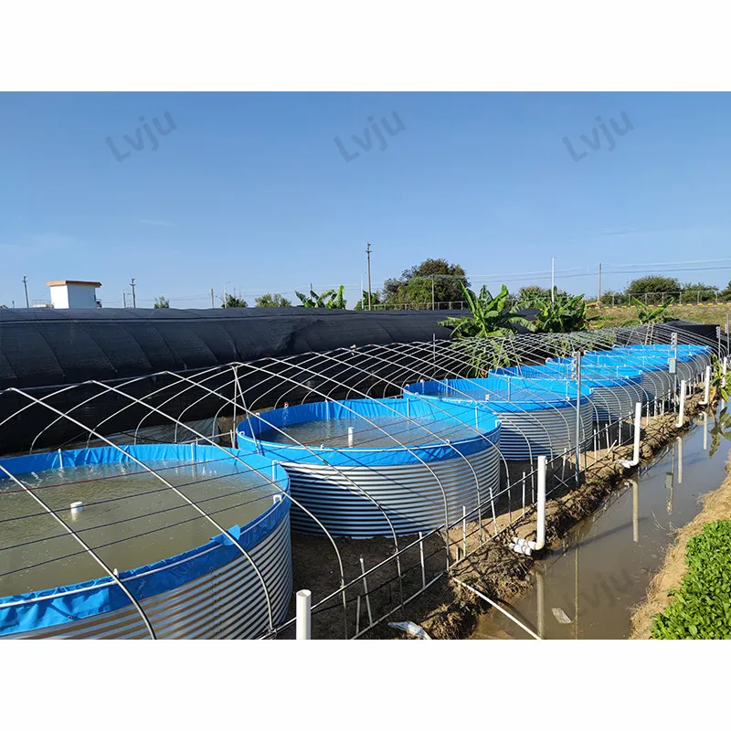 Lvju Fish Farming Equipment Durable PVC Tanks for Aquatics