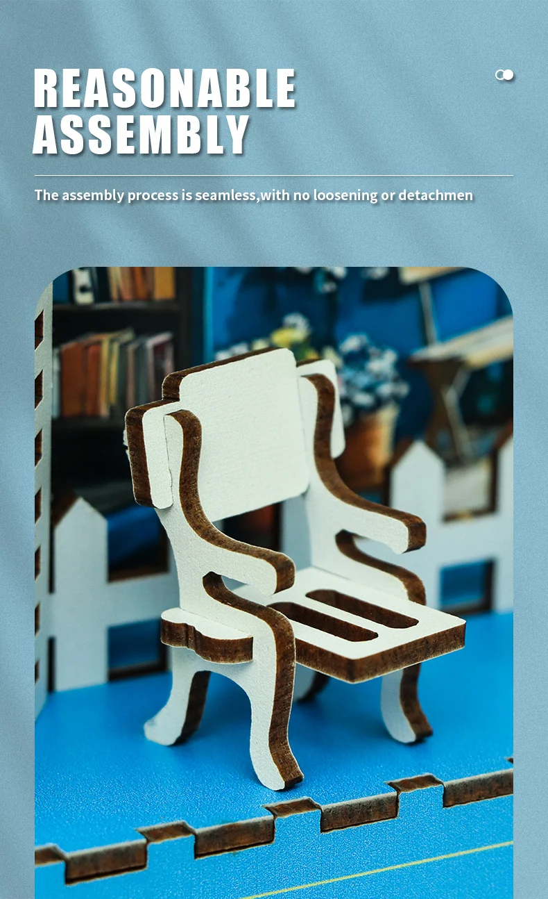 product wooden standing night light 3d puzzle craft holiday gift wooden assembly decorative ornament set-7