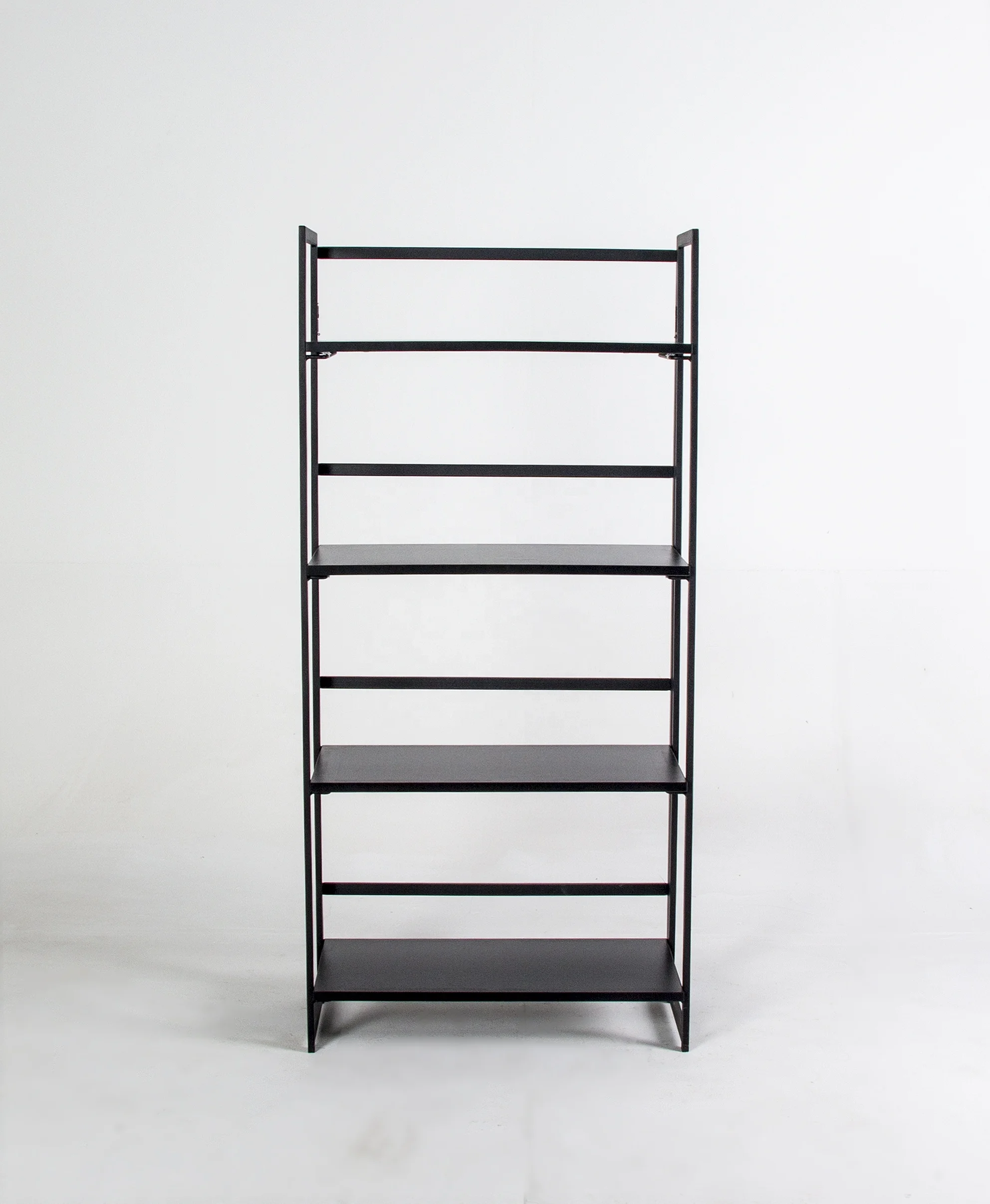 Metal Book Shelf Northern Europe Style Simple Design DIY Multifunction  Foldable Storage Shelves