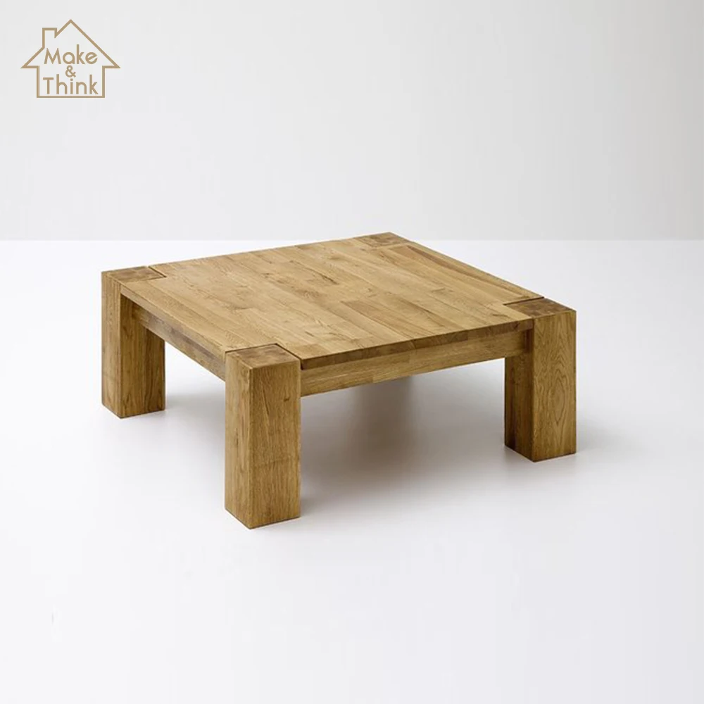 Modern Solid Wood Small Square Tea Coffee Table Mesas Auxiliares For Living Room Buy Mesas Auxiliares