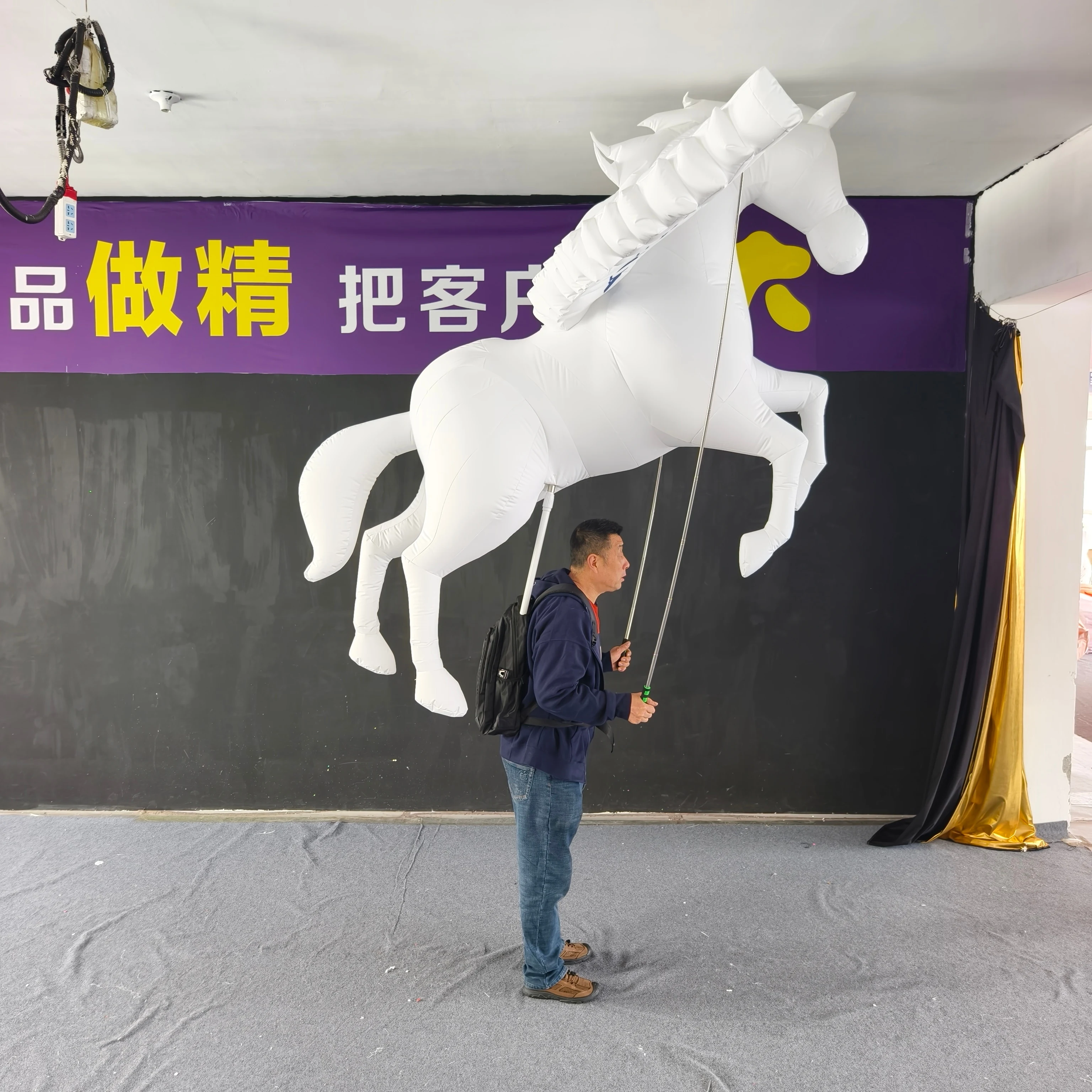 High Quality Inflatable Pegasus Puppet, Heavy-Duty Advertising Inflatable for Outdoor Long-Term Display