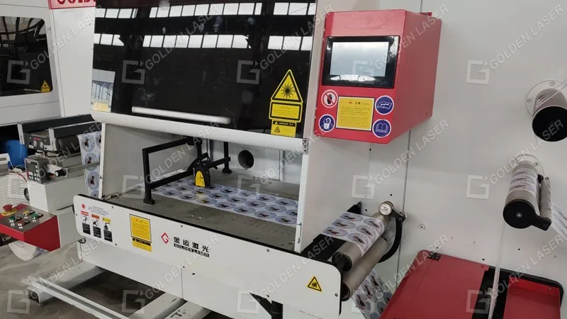 Roll-to-Part Sticker Laser Cutting Machine - Goldenlaser