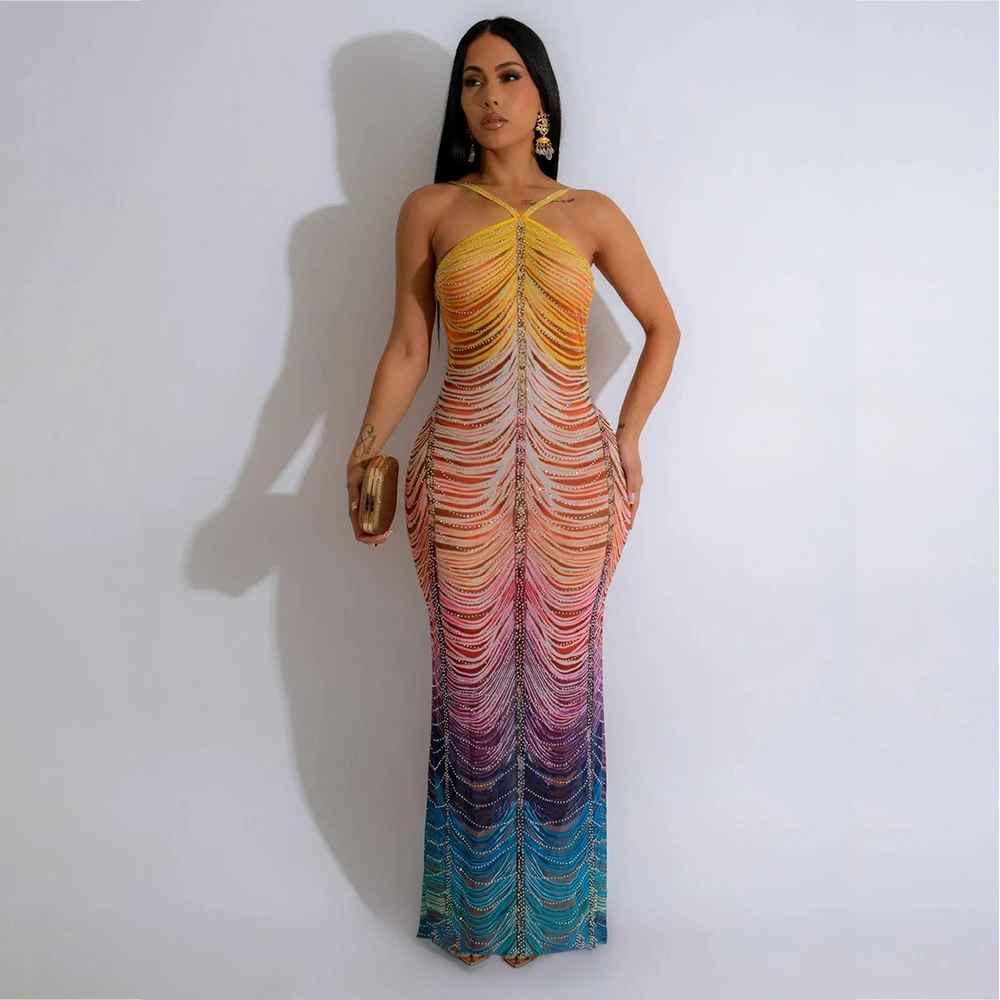 chinese dress ladies shae-dress-fish-scale-swirl – AFRM main image 0