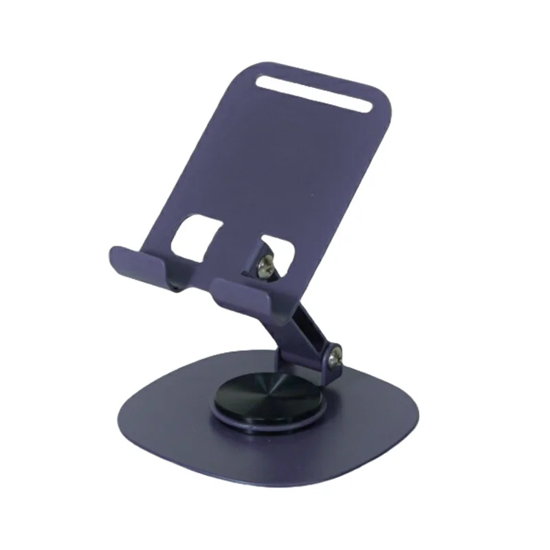 2025 New Design Foldable Phone Stand for Desk  Anti-slip 360 Rotating Metal Mobile Phone Holders for All Phones Dock Holder
