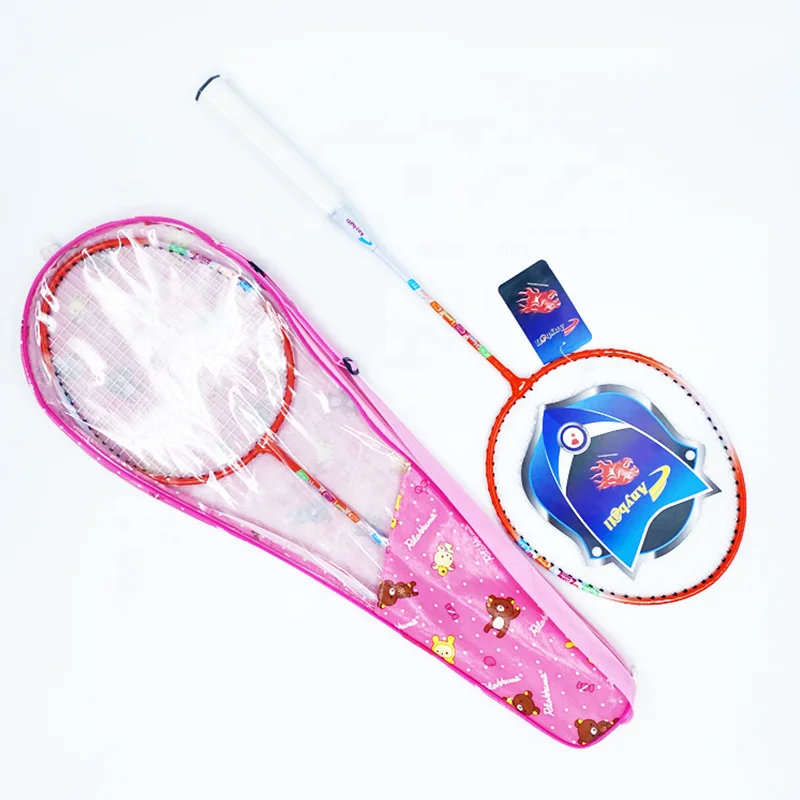 Factory Custom OEM Logo Low-Priced Hot Sale Steel Iron Badminton Racket Set for Enthusiasts