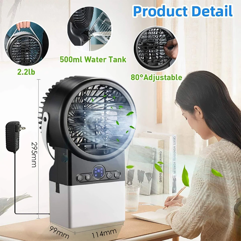 2020 Portable Air Conditioner Fan Personal Air Cooling Fan