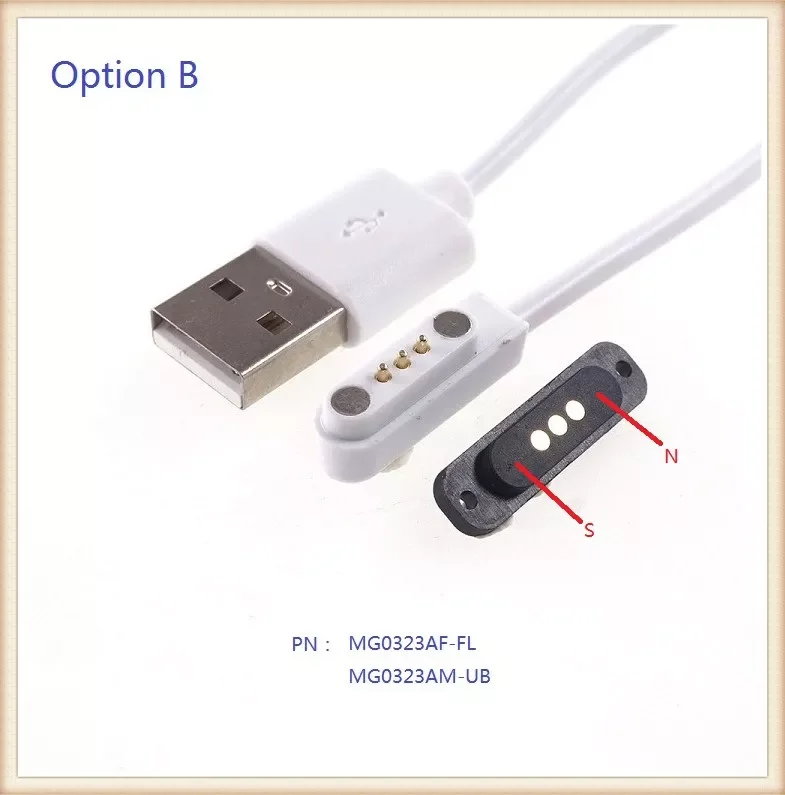 Magnetic Connector Pogo Pin - 3 Pin Pitch 2.3 Mm