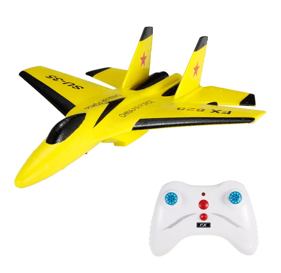 FX-820 RC グライダー 2.4G 2CH ラジコン SU-35 グライダー 290mm 翼幅 EPP マイクロ 室内用 RC 固定翼飛行機