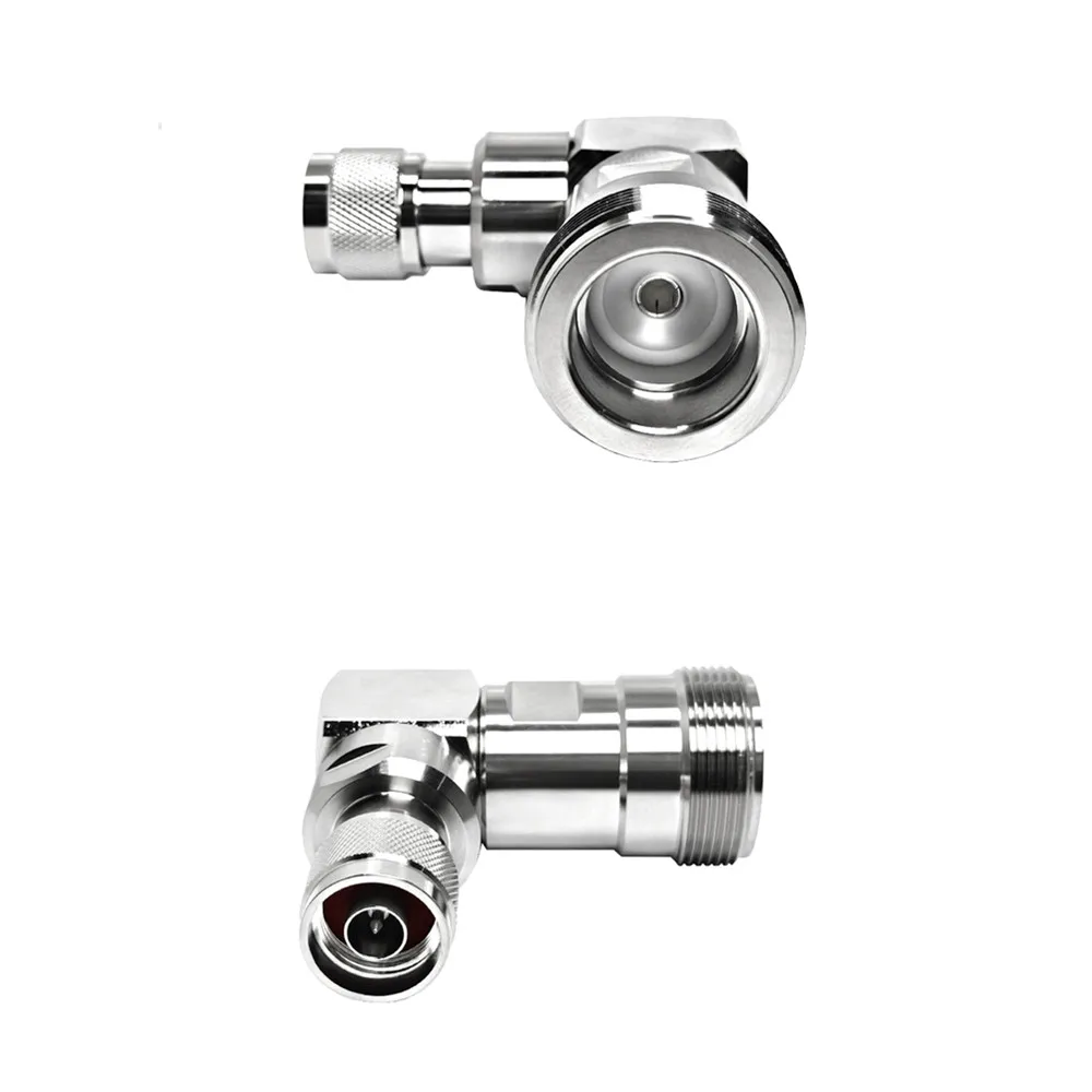 90-Grad-LC-Buchse (weiblich) „Hembra“ auf HN-Stecker (männlich) „Macho“, rechtwinkliger (RA) HF-Koaxialadapter, RoHS-konform, sofort lieferbar