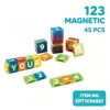 EPT1696851 Scatola di Latta con 45 Lettere Magnetiche Giocattolo