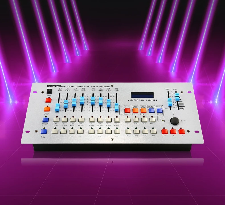Boxlight Console White DMX 240 Console Bar Wedding Performance DMX512 Console Light Beam ...