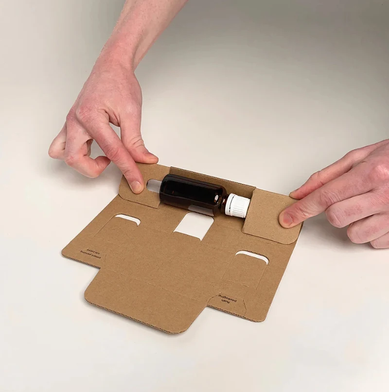 JiuRun Customer Kraft Straight Sided Tumbler Shipping Box for Candle Jar Glass Bottle manufacture