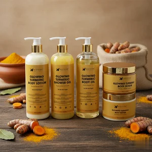 Body Turmeric Glow Skin Care Brighten Shower Gel | Lotion | Oil| Scrub |butter | with High Quality