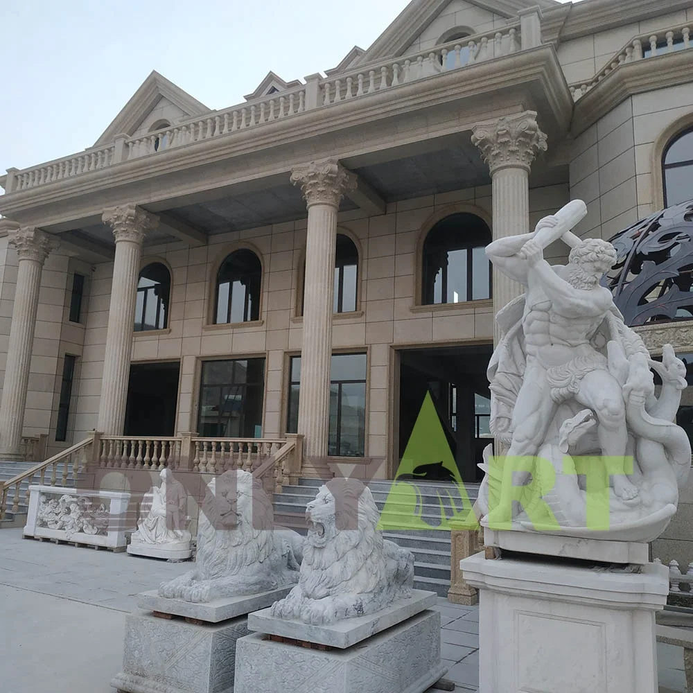 
 Аполлон и богиня Артемида Диана греческая литая мраморная скульптура бюст  