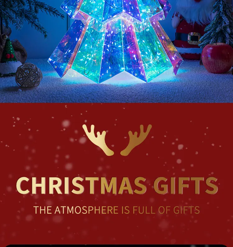 Christmas Trees Lightings Lamps Wedding Home Decor Party Decorations