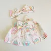 Vestito da gelato + fascia per capelli adatta per orsacchiotti snodati da 30 cm