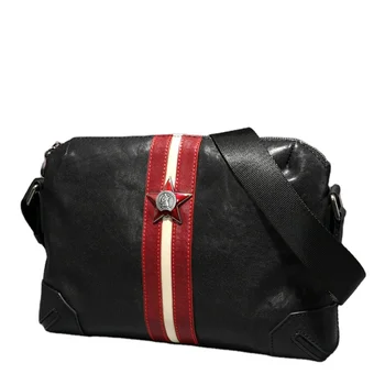Vegetable tanned leather bag, men's one shoulder crossbody bag, genuine leather bag, men's bag, messenger bag, business bag