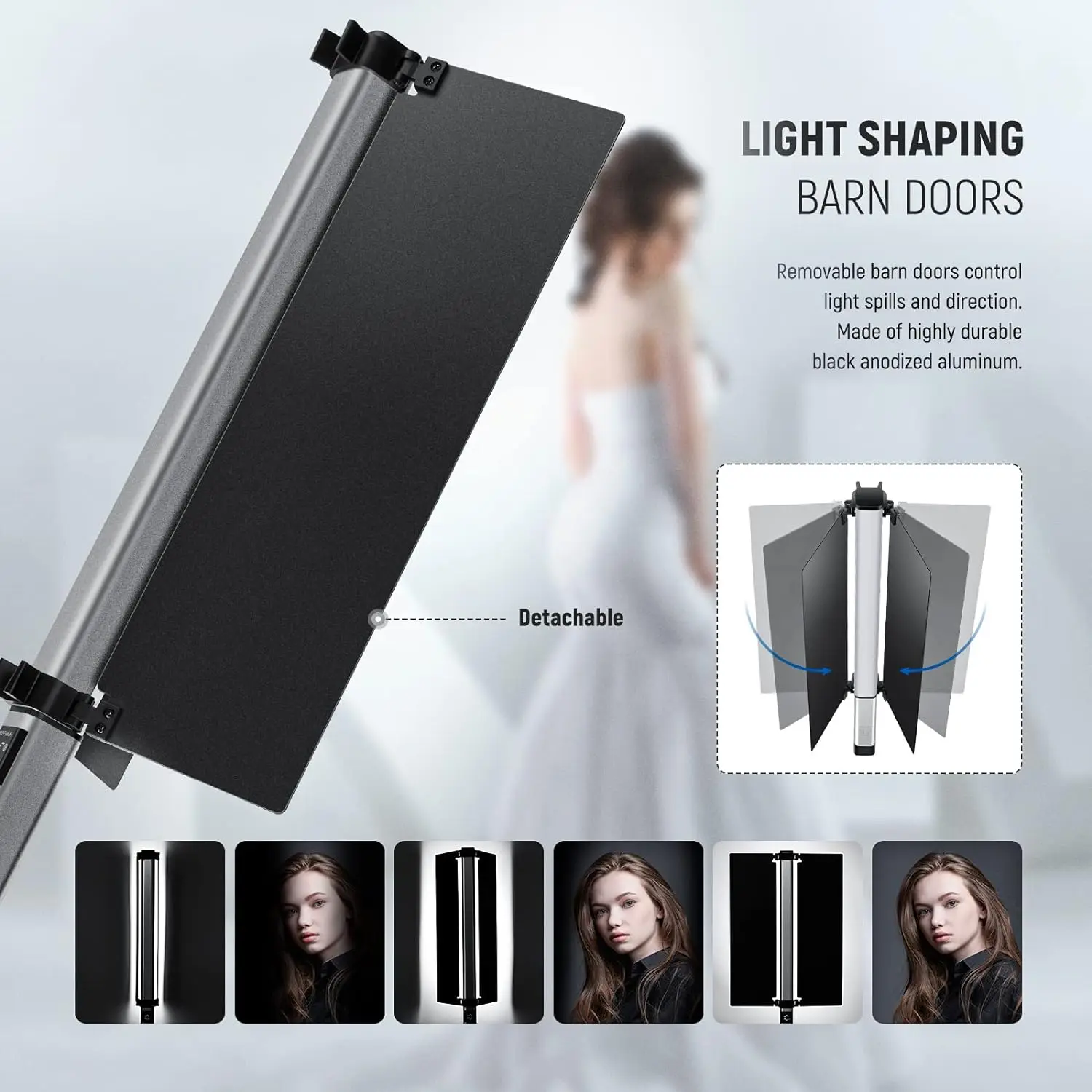 Bacchetta Luminosa LED RGB Per Video - Luce A LED Portatile Con Telecomando, 3200-5500K, Per Riprese, Streaming