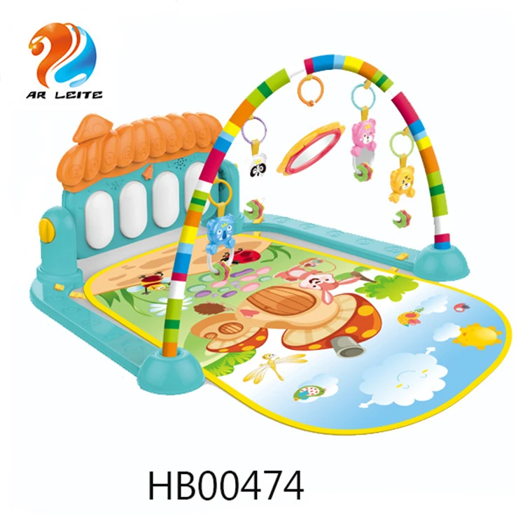 Multifunctional Activity Fitness Sleeping Game Blanket Baby Play Gym Mat Musical Educational Toy