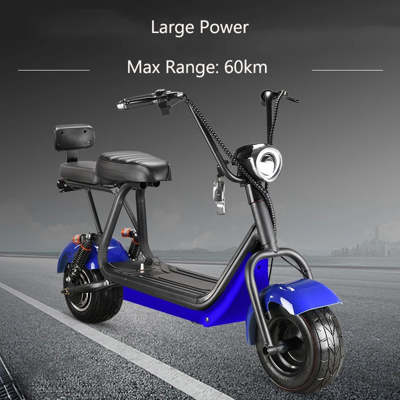 Vélo électrique 48V 25km Range Small Adult Citycoco Scooter électrique pour  Homme et Femme : : Sports et Loisirs