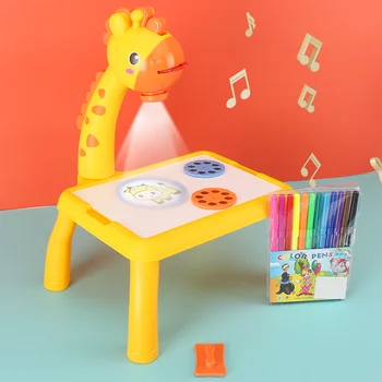 Mini Table Paintings For Children Smart Giraffe Style - Temu