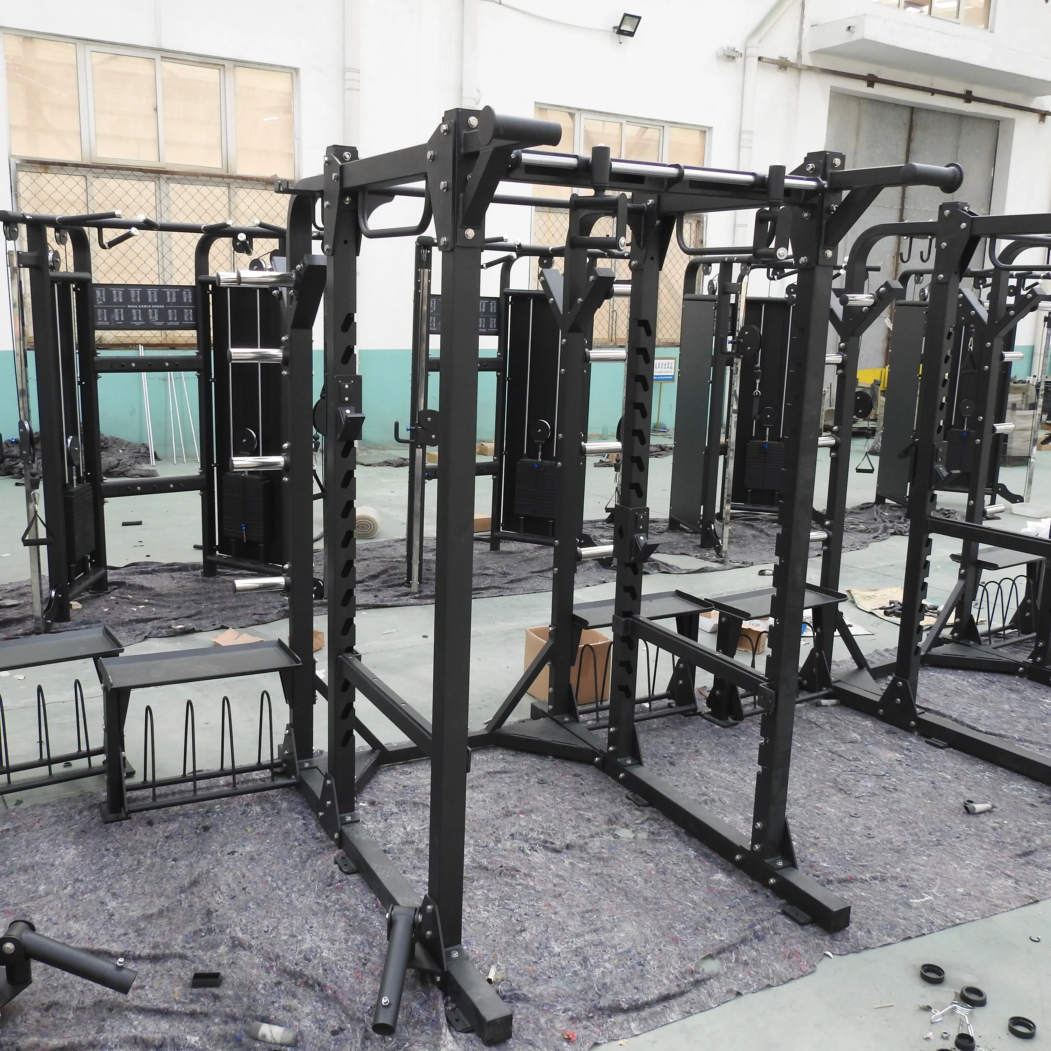 
 Коммерческое оборудование для тренажерного зала, гимнастический инвентарь с ударной силой, половинная стойка для тренажерного зала  