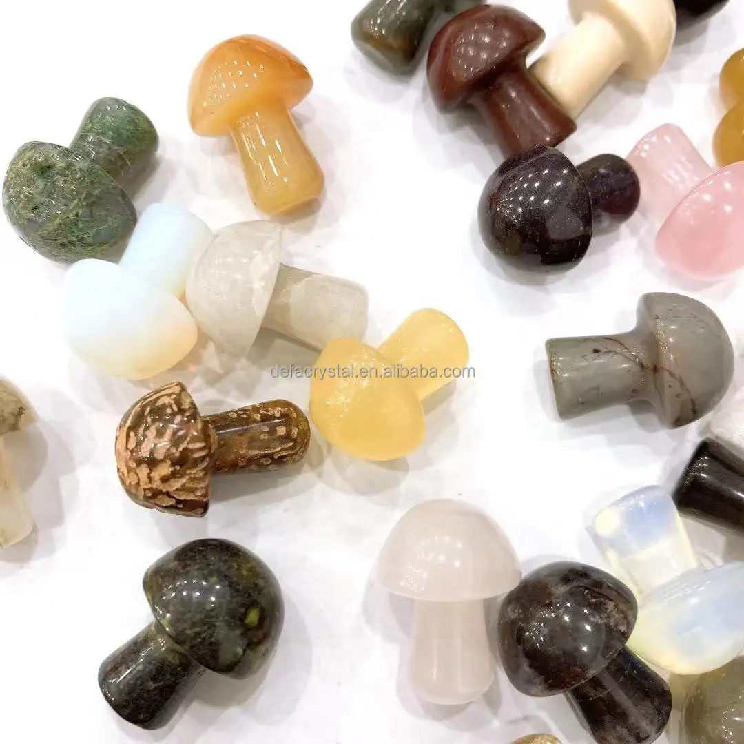 Хит продаж, кристаллы, лечебные камни, грибы из нескольких материалов, мини-грибы, маленькие кристаллы, грибы для подарка