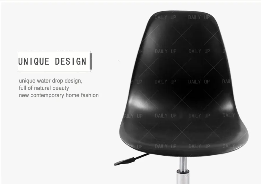 Stylish Swivel Office Chair With Wheels Adjustable And Ergonomic Barber Chair With Locking Caster For Dining And Visitor Leisure